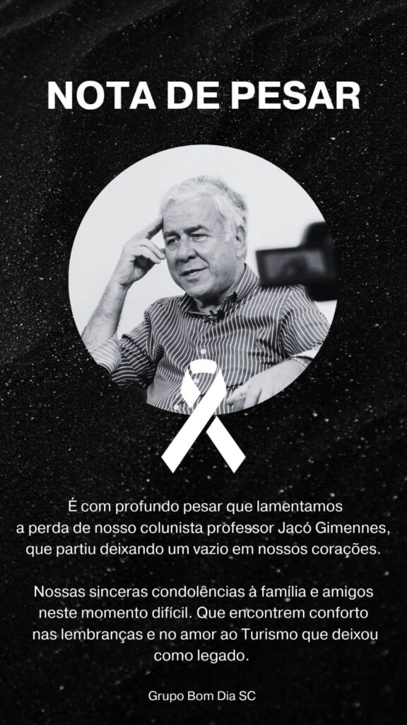 Morre o professor Jacó Gimennes, incentivador do turismo no Paraná