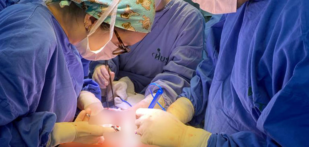 Cirurgia de alta complexidade é realizada no HUST em Joaçaba