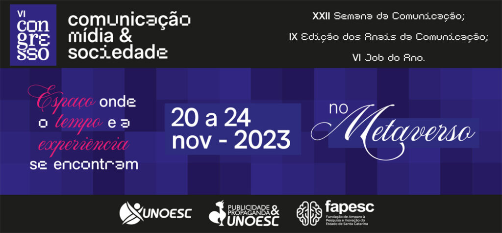 Congresso de Comunicação promoverá, no Metaverso, temáticas contemporâneas