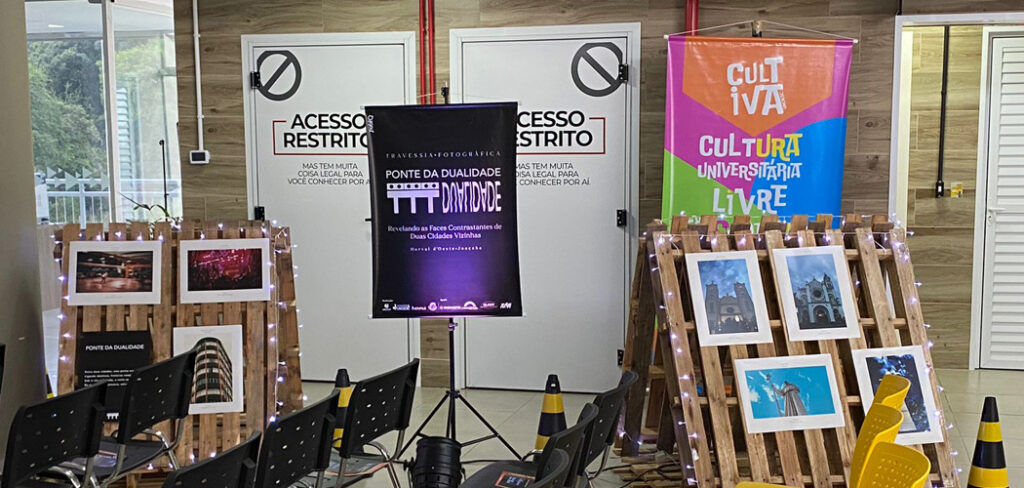 Exposição fotográfica Ponte da Dualidade no Polo de Inovação Vale do Rio do Peixe (Inovale) Joaçaba