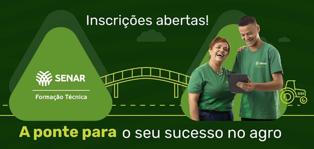Senar abre processo seletivo para cursos técnicos voltados ao agro