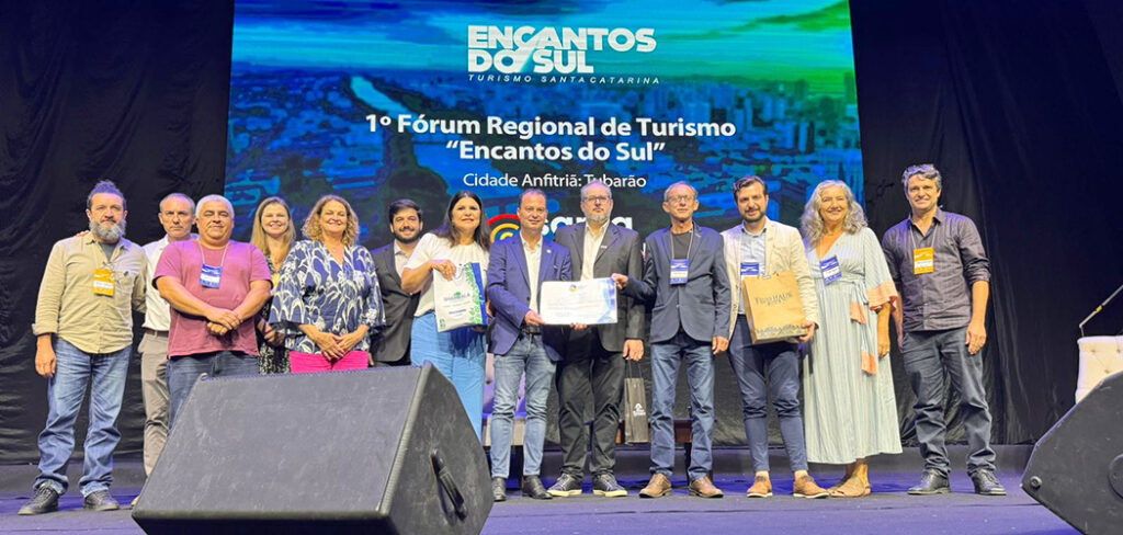 1º Fórum Regional de Turismo Encantos do Sul aconteceu em Tubarão nesta segunda-feira (04)