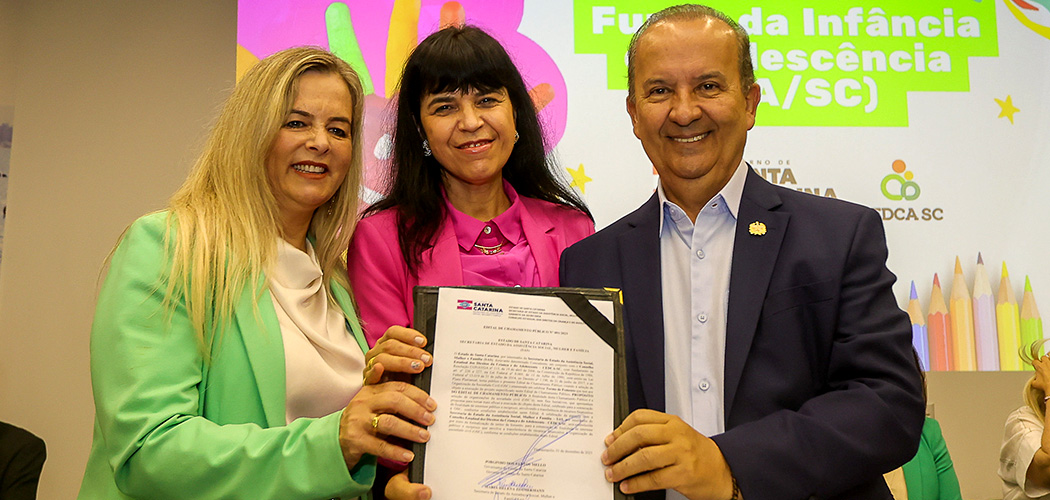 Governo de SC lança edital histórico do Fundo da Infância e da Adolescência