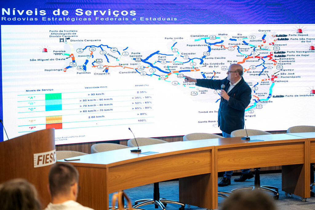 Egídio Martorano – Presidente da Câmara de Transporte e Logística da FIESC/Foto: Filipe Scotti