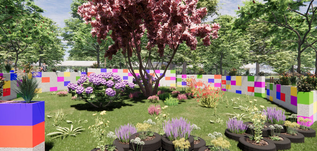 Estudantes do curso Arquitetura e Urbanismo da Unoesc Joaçaba desenvolvem projetos de jardins sensoriais