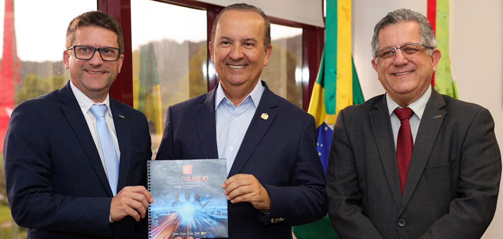 57ª Convenção Nacional do Comércio Lojista é tema de reunião da FCDL/SC com o Governador Jorginho Mello