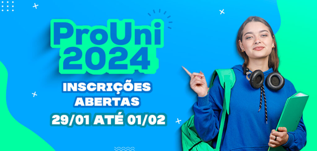 Estão abertas as inscrições para bolsas de estudo do Programa Universidade para Todos - ProUni 