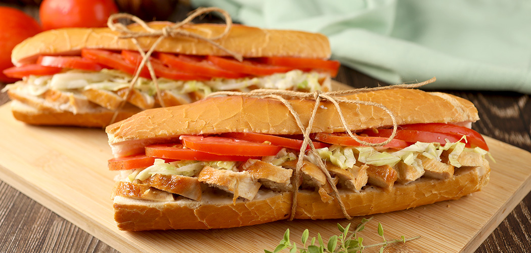 Caesar Salad na Baguete