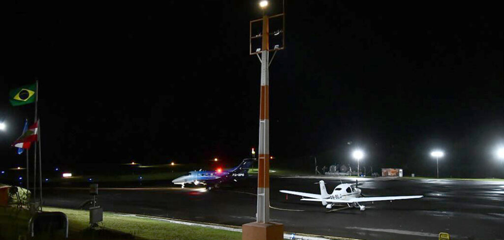 Conquista histórica para Videira, balizamento noturno do Aeroporto Municipal é uma realidade