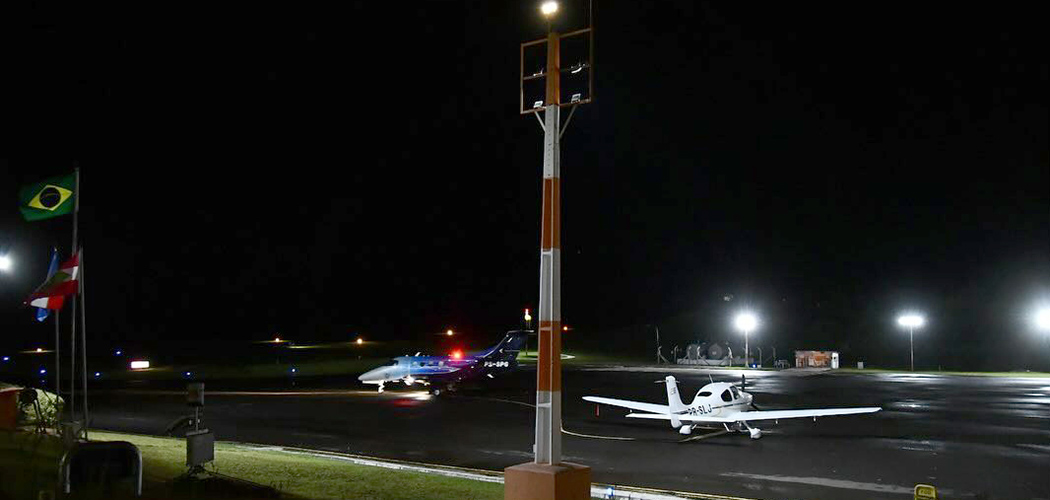 Conquista histórica para Videira, balizamento noturno do Aeroporto Municipal é uma realidade
