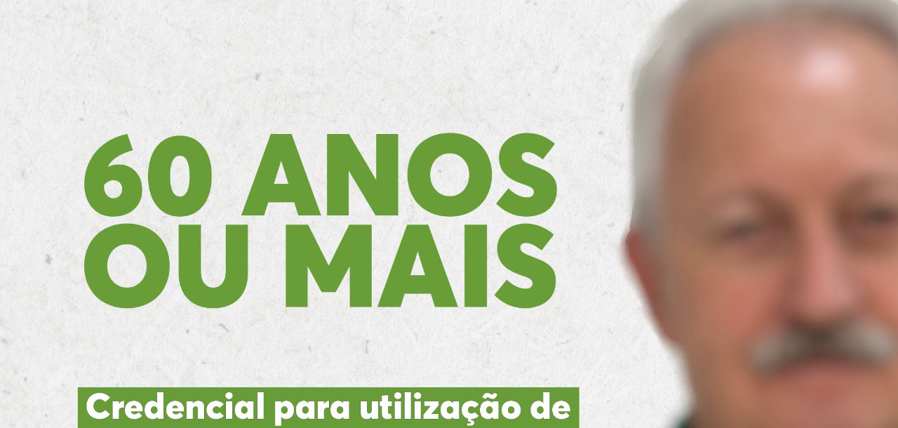 Credencial para utilização de vagas de estacionamento já está disponível para cidadãos com 60 anos ou mais