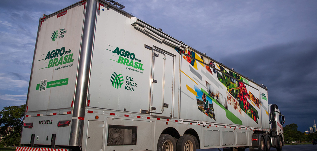 Carreta Agro pelo Brasil está presente no Show Tecnológico Copercampos/ Foto: divulgação CNA