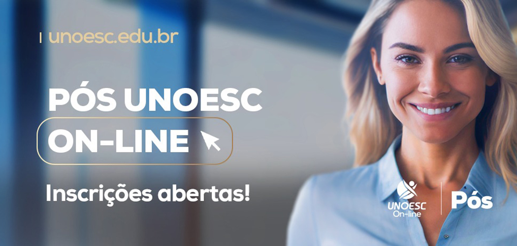 Últimas vagas para os cursos de Pós-graduação On-line da Unoesc