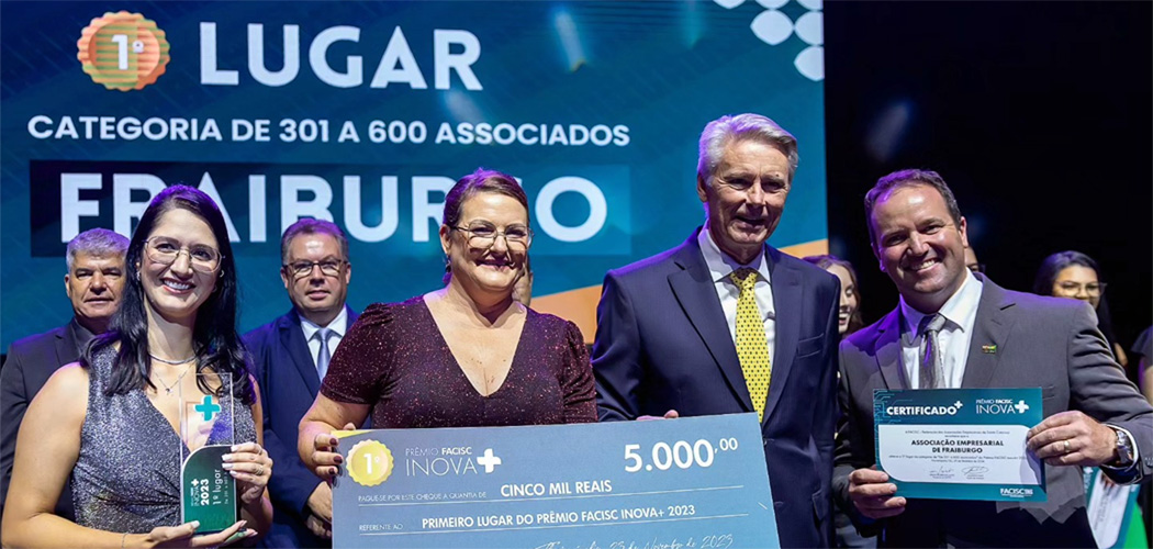 Aciaf de Fraiburgo é bicampeã do Prêmio Inova + Facisc