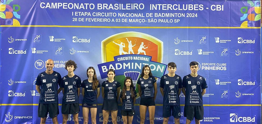 Atletas de Joaçaba conquistaram 9 medalhas no Nacional de Badminton em São Paulo