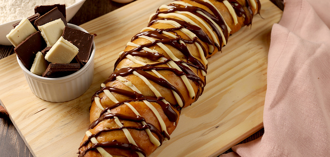 Rosca de Páscoa recheada