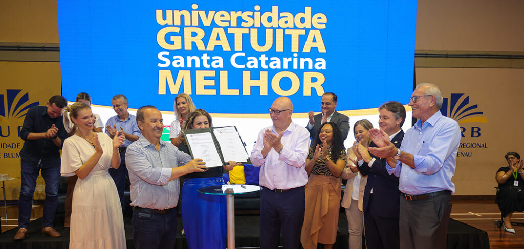 Governador Jorginho Mello participa de encontro regional do Circuito Universidade Gratuita Santa Catarina Melhor/Foto: Roberto Zacarias/SECOM
