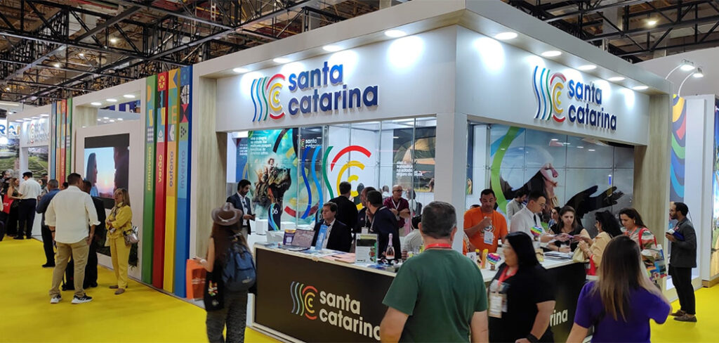 Santa Catarina está em evidência na WTM Latin America 2024/Foto: Evandro Novak-Bom Dia SC