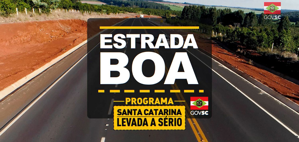 Oeste catarinense lidera número de obras em rodovias no estado