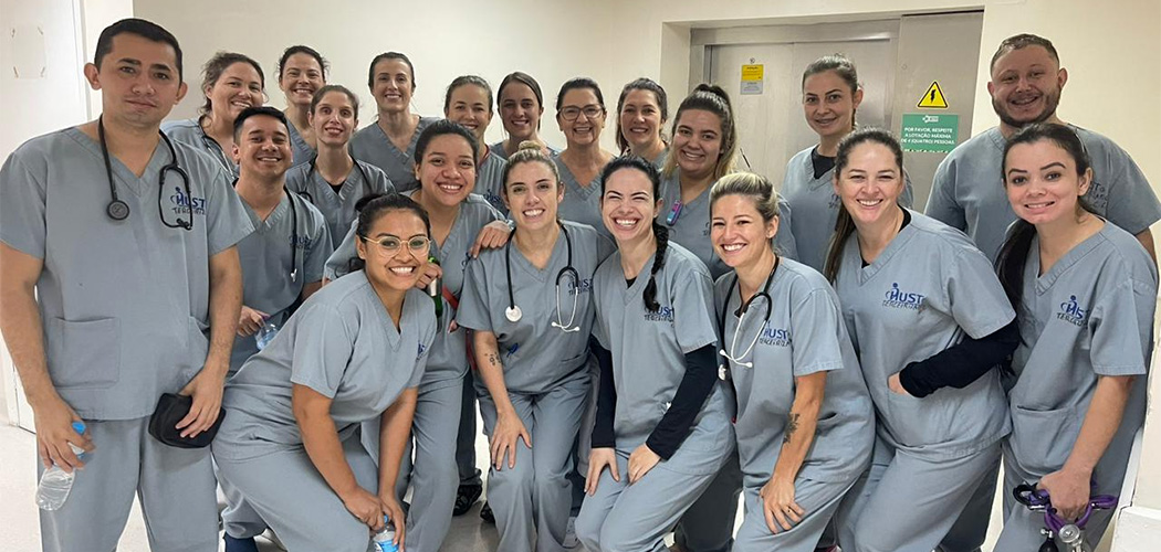 Profissionais da saúde que atuam em Joaçaba e região, realizaram plantão voluntário em hospital no RS