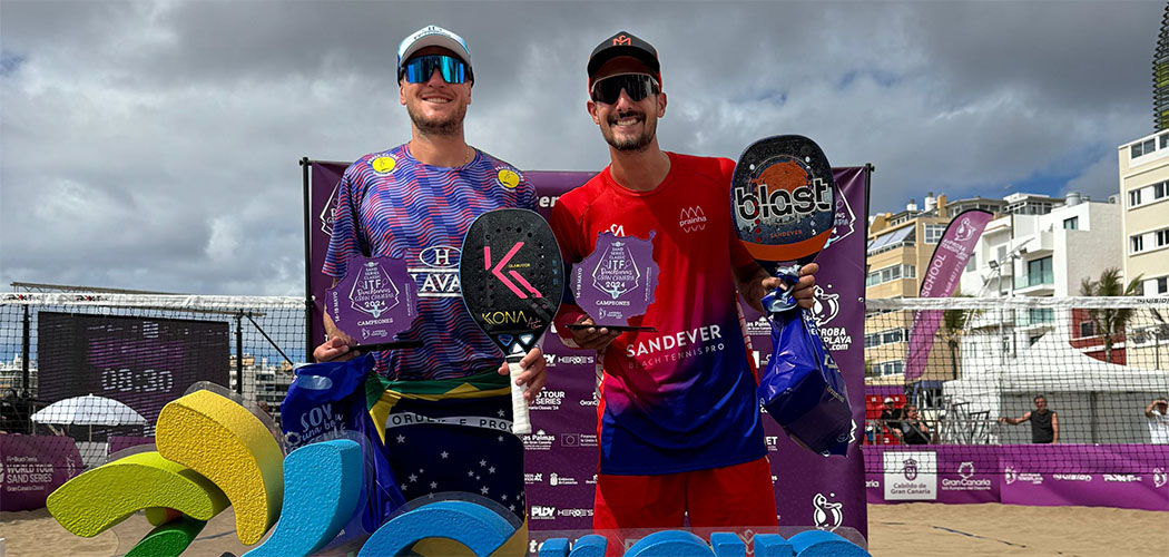 André Baran conquista título inédito de beach tennis para o Brasil/ Foto :Arquivo Pessoal