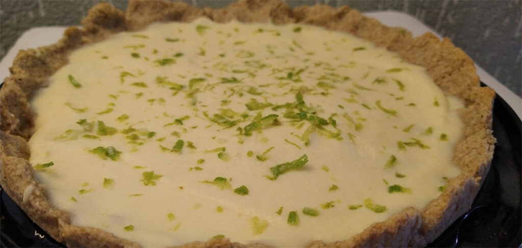Torta de limão saudável/ Foto: Maythe Novak - Chef Bom Dia SC