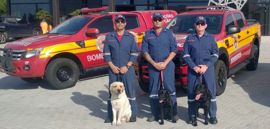 3 binômios do CBMSC seguem nesta segunda-feira (10) para Lajeado no RS
