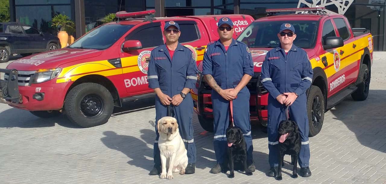 3 binômios do CBMSC seguem nesta segunda-feira (10) para Lajeado no RS