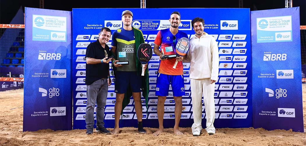 Catarinense André Baran conquista vice-campeonato no Sand Series de Brasília/Foto: Marcelo Zambrana