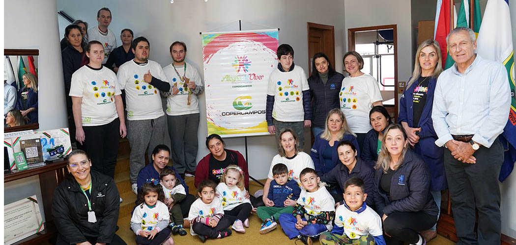 Copercampos distribui camisetas ecológicas e promove sustentabilidade no Projeto "Alegria de Viver"
