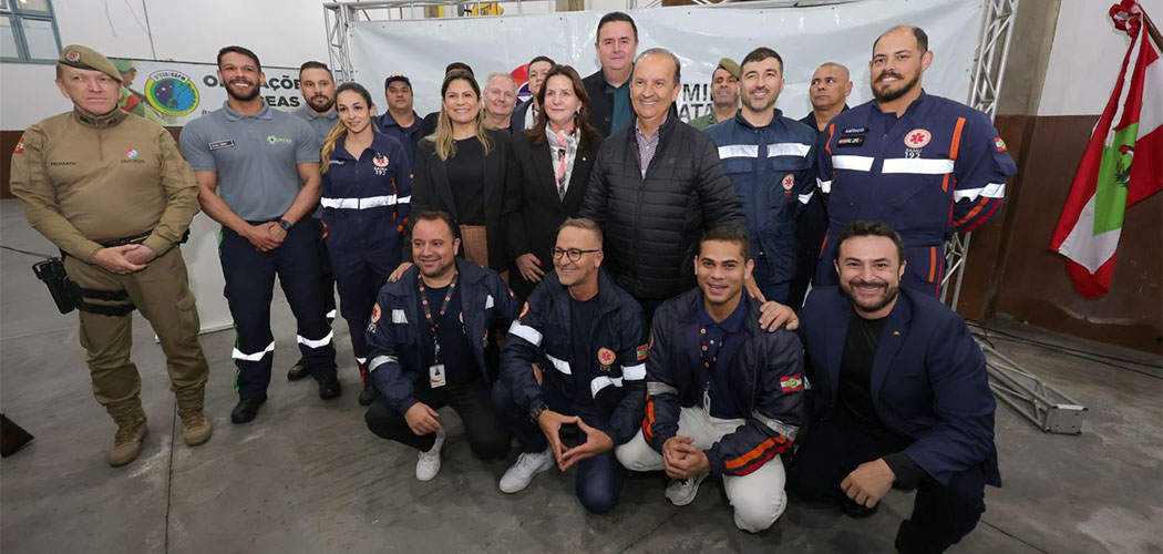 Governo de SC inaugura serviço aeromédico em Lages durante Estação Inverno/Foto: Roberto Zacarias/ SECOM