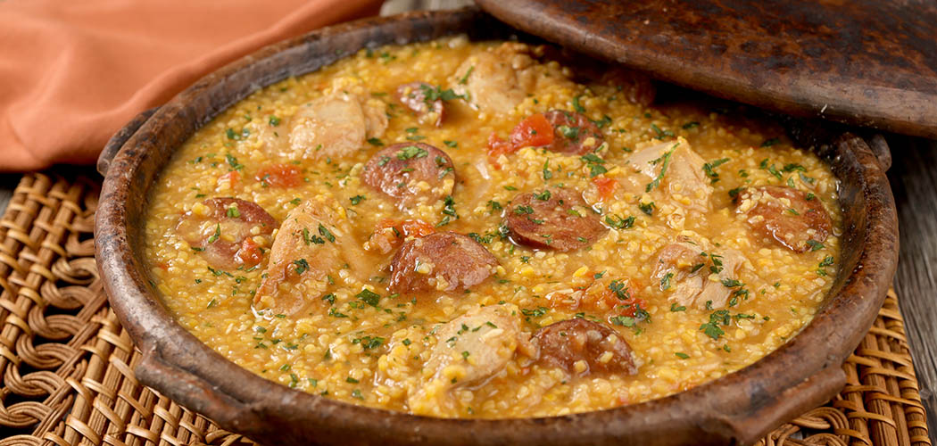 Canjiquinha com frango