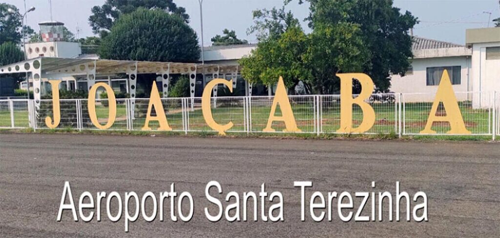 ACIOC encaminha pesquisa sobre o aeroporto de Joaçaba para a Companhia Aérea Azul/Foto: Evandro Novak-TV Bom Dia SC