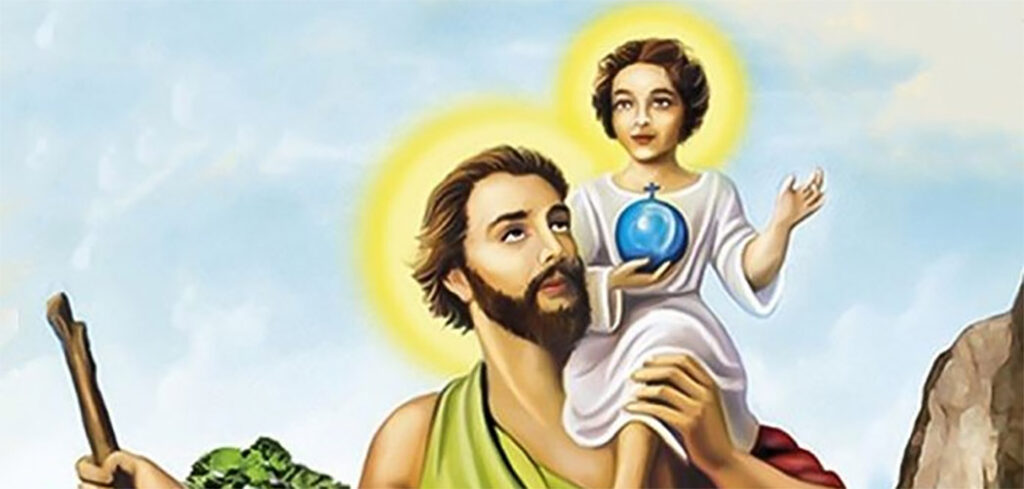 São Cristóvão: padroeiro dos viajantes/ Foto: Internet