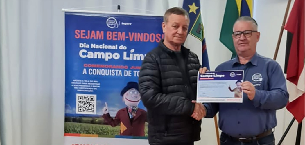 Dia Nacional do Campo Limpo: Governo de SC recebe reconhecimento do InpEV pelas práticas sustentáveis