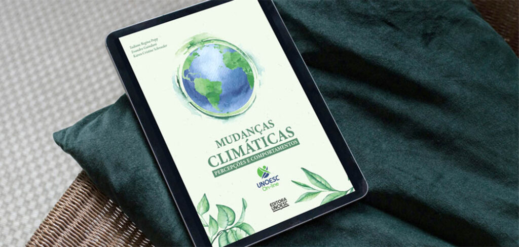 Professora da Unoesc lança e-book sobre mudanças climáticas