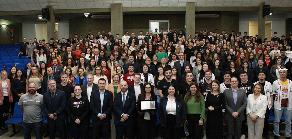 Curso de Direito da Unoesc Joaçaba celebra a conquista do Selo OAB Recomenda