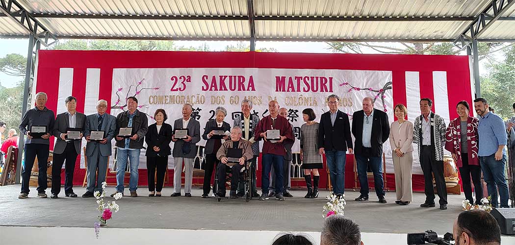 Colônia Japonesa celebra 60 anos de imigração para Santa Catarina/Foto: Maythe Novak-Bom Dia SC