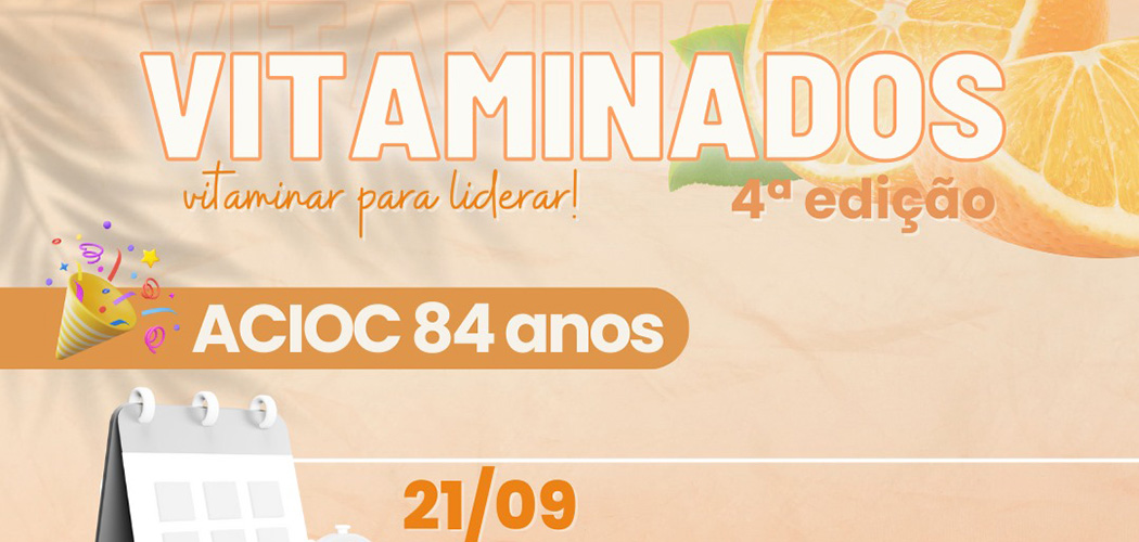 ACIOC promoverá encontro para integração dos núcleos e comemoração de seus 84 anos no sábado (21)