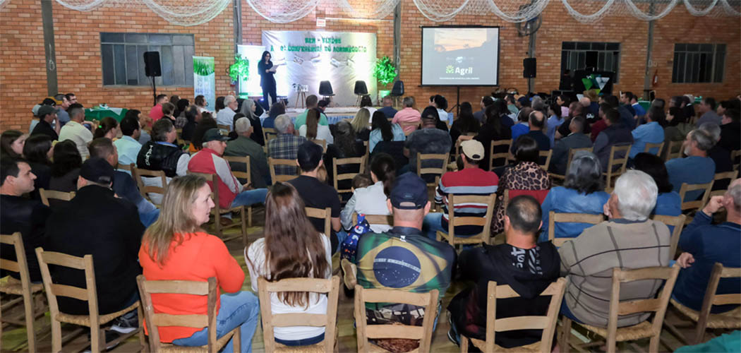 3ª Conferência do Agro de Joaçaba reúne mais de 200 produtores/Foto: Régis Heberle /Agência Novittá