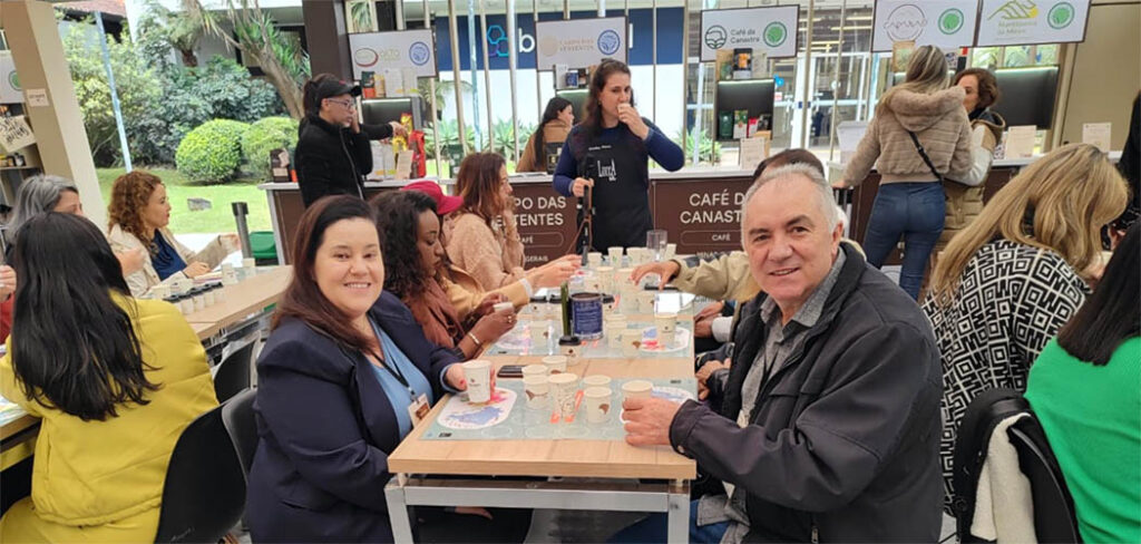 Degustação guiada de cafés com Identificação Geográfica foi uma das oportunidades que os visitantes puderam participar/Foto: José Carlos D’ Avila 