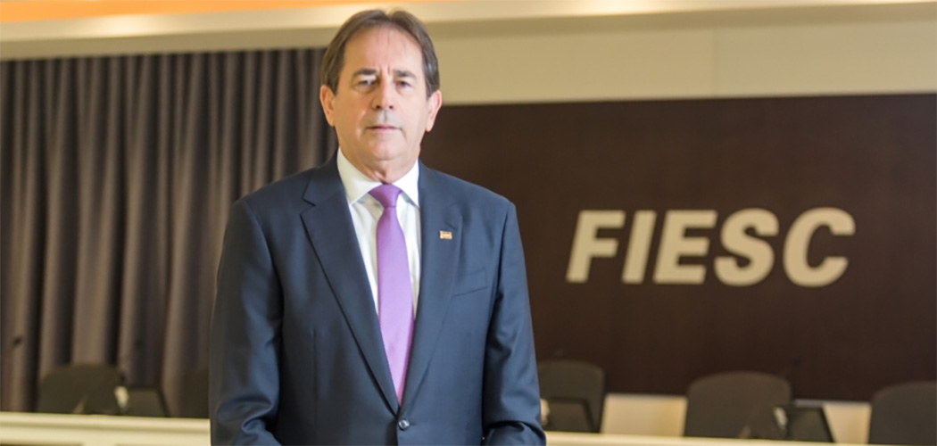 Presidente da FIESC, Mario Cezar de Aguiar, fala sobre as desigualdades que o Sul e o Sudeste tem que unidos enfrentar/Foto: Filipe Scotti