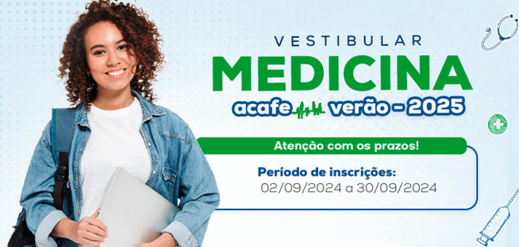 Estão abertas as inscrições para o Vestibular de Medicina Acafe