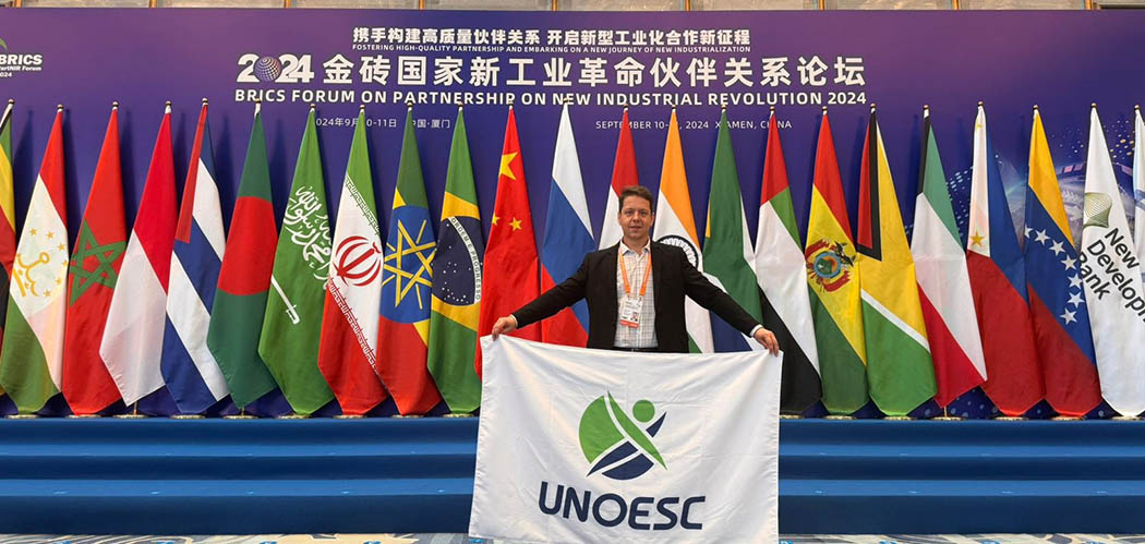 Coordenador do PPGA da Unoesc participa de Fórum do Brics+ na China