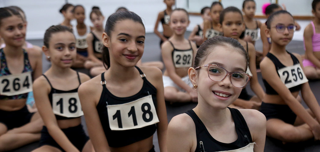 Escola do Teatro Bolshoi no Brasil aprova 14 crianças de SC para ingressar em 2025/Foto: Vanderleia Macalossi