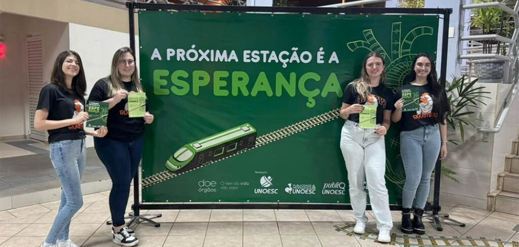 Estudantes de Publicidade e Propaganda elaboram campanha sobre a importância da doação de órgãos