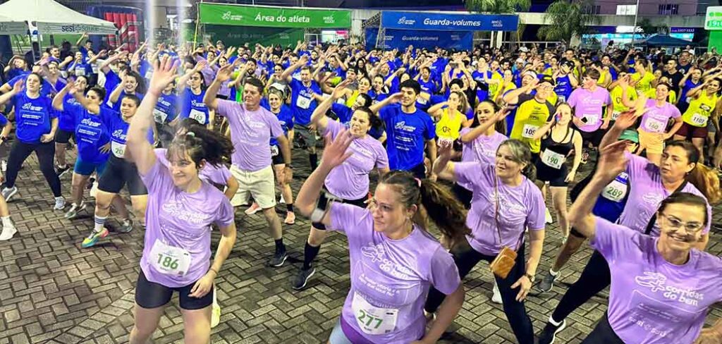 Corridas do Bem em Joaçaba reúne mais de 500 participantes/Foto: Paulo Gonçalves