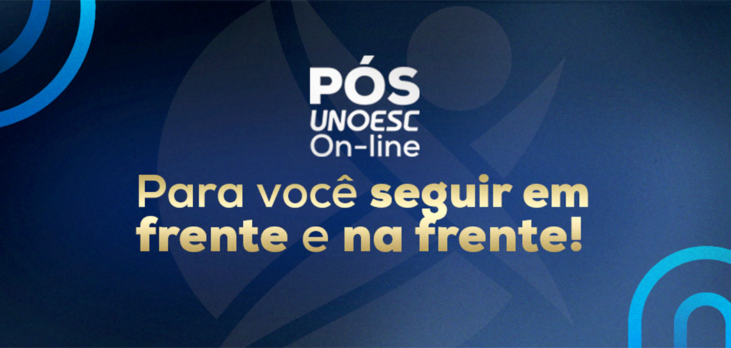 Cursos de Pós-graduação On-line da Unoesc estão com inscrições abertas e matrículas gratuitas