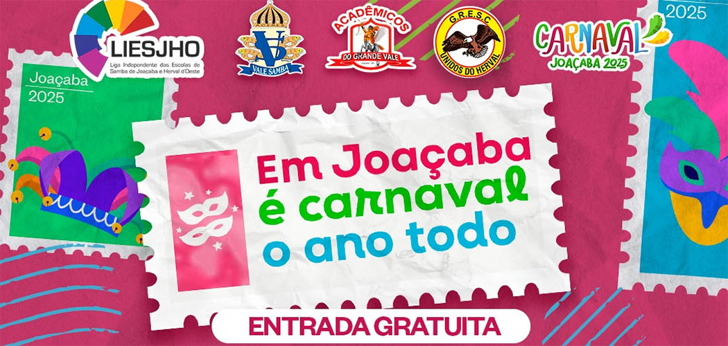 Carnaval Joaçaba 2025 será lançado com grande evento neste sábado (26)