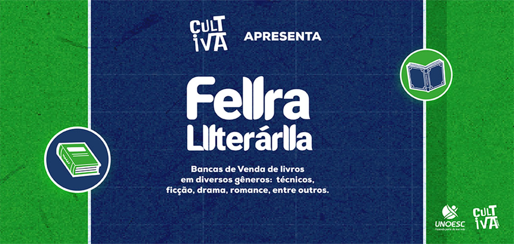 Feira Literária será realizada na Unoesc Joaçaba de 4 a 7 de novembro